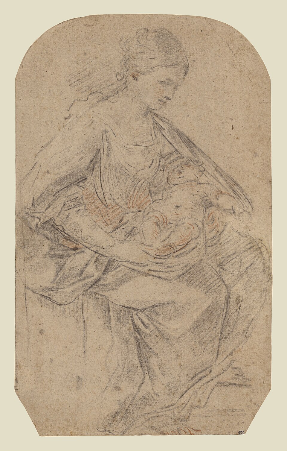 Nativity (recto); Turbaned Woman (verso)