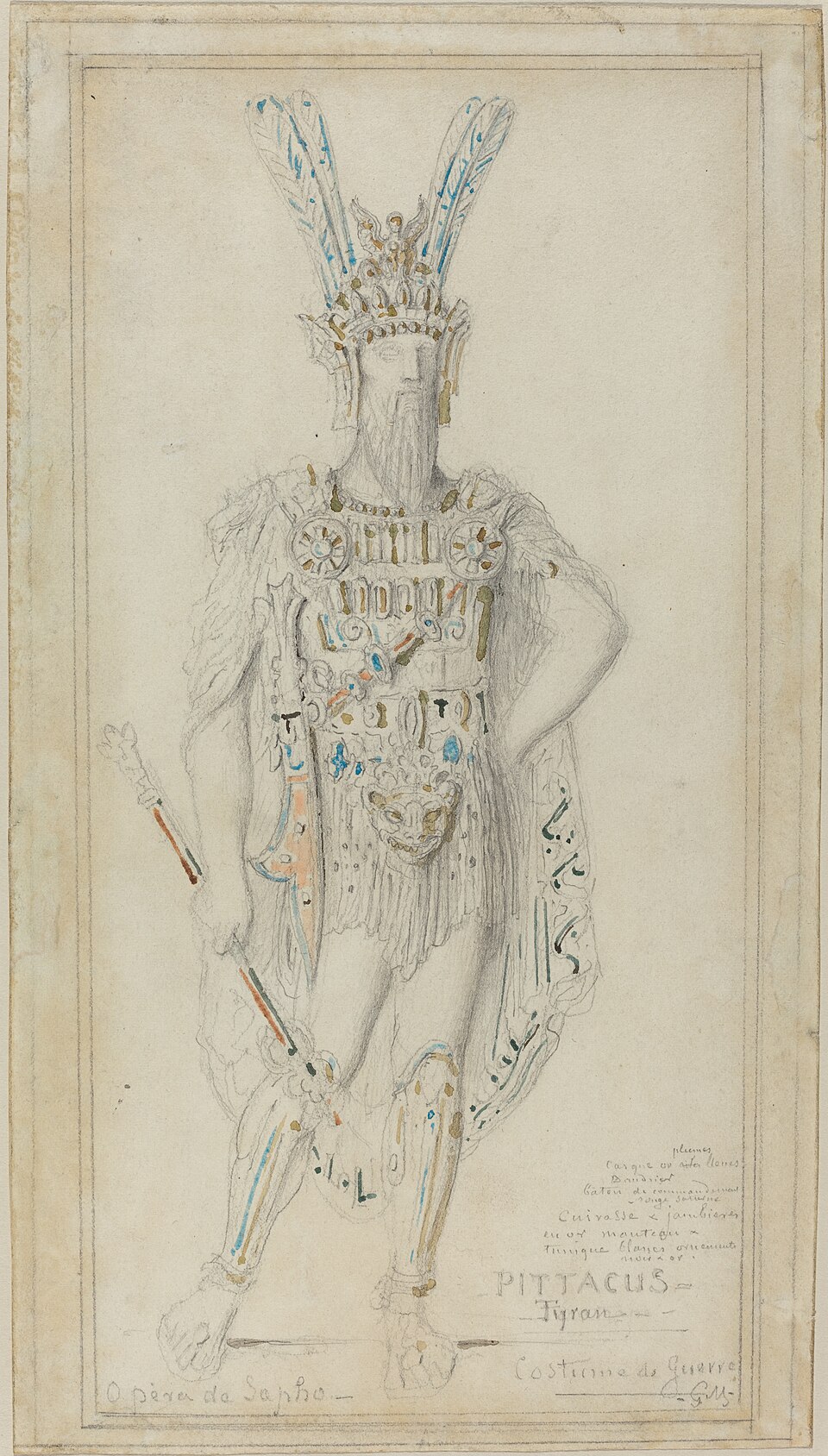 Pittacus the Tyrant in War Costume