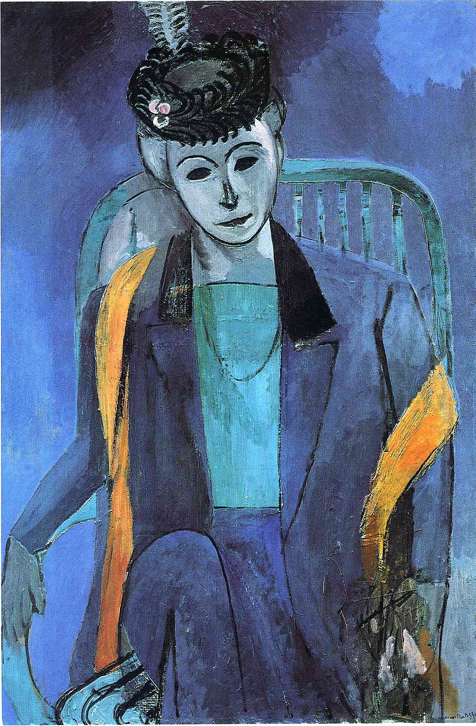 アンリ・マティス：Portrait of the Artist's Wife