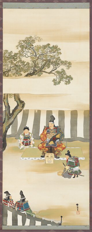 Kusunoki Masashige before the Battle at Minato River