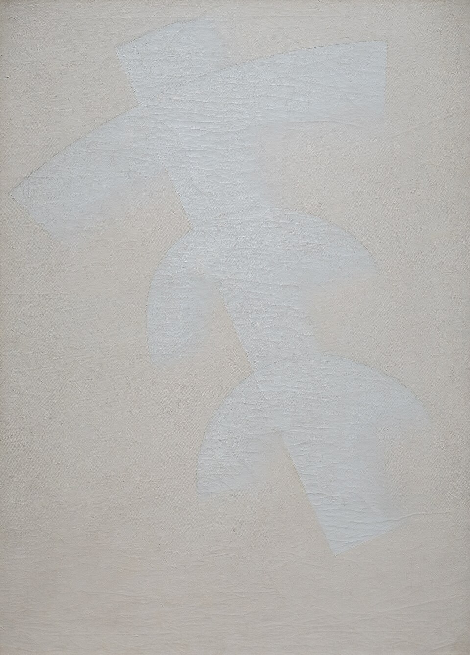 Construction in Dissolution (three arches on a diagonal element in white)