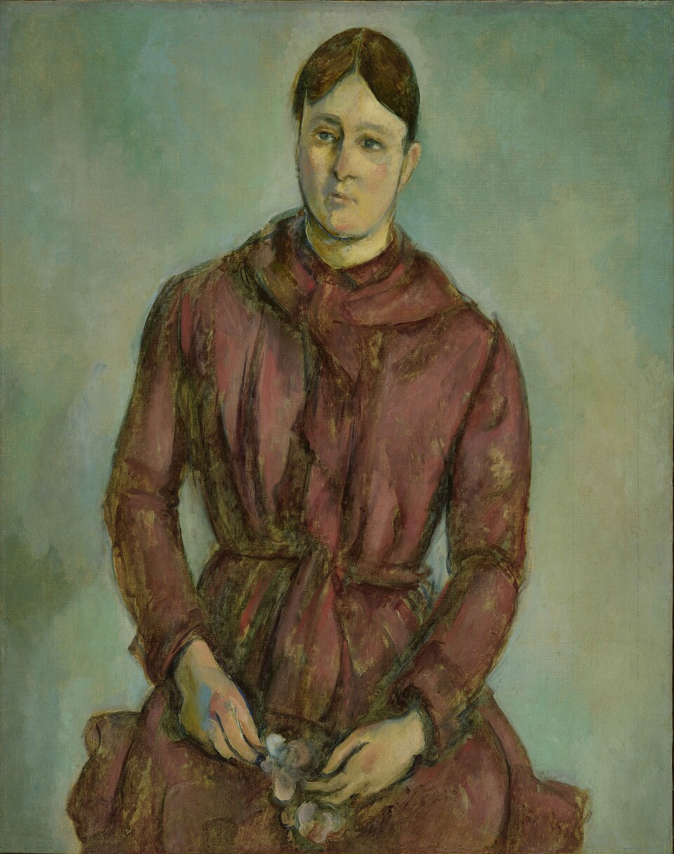 Madame Cézanne in a Red Dress