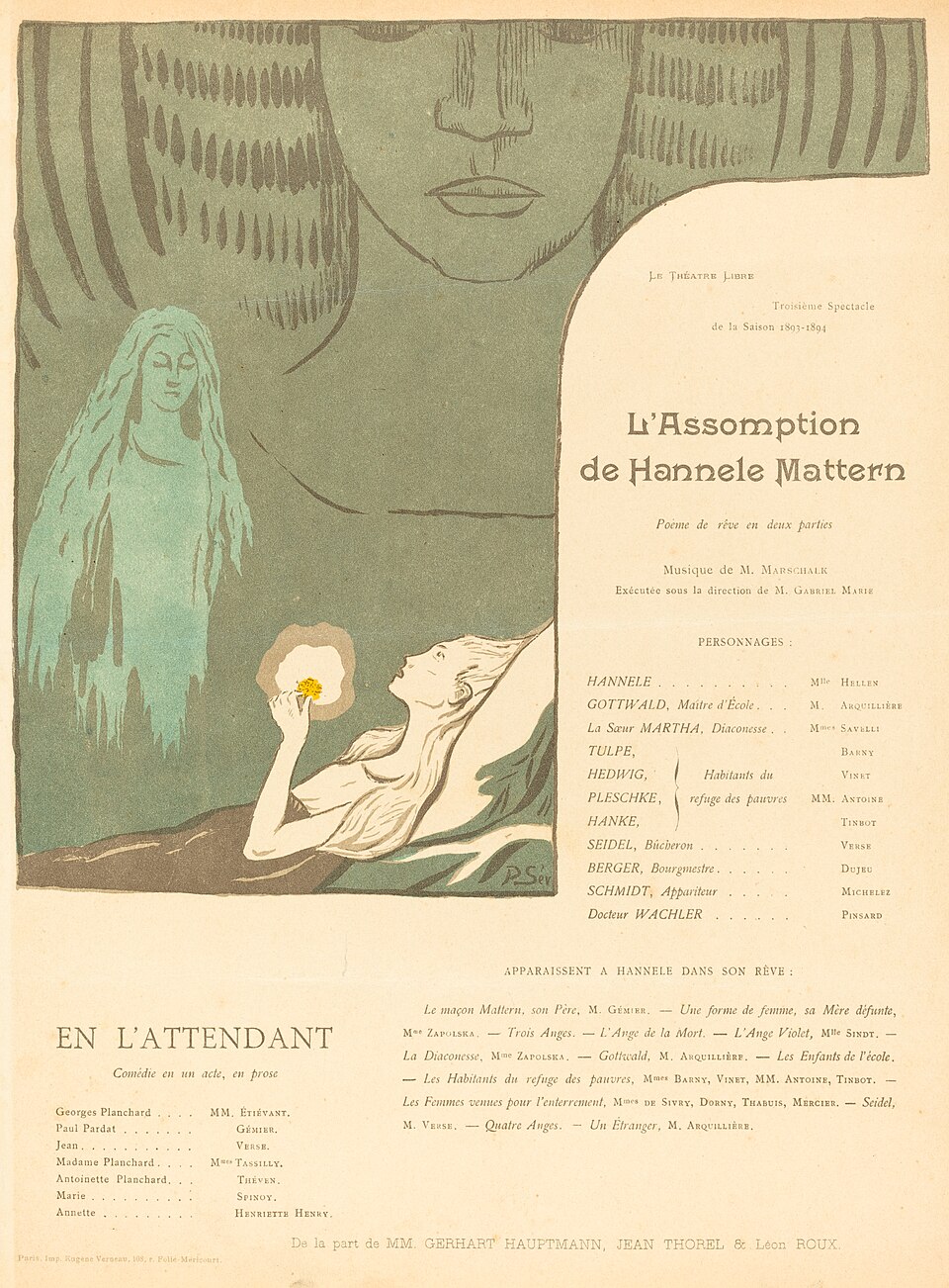 L'Assomption de Hannele Mattern; En l'attendant