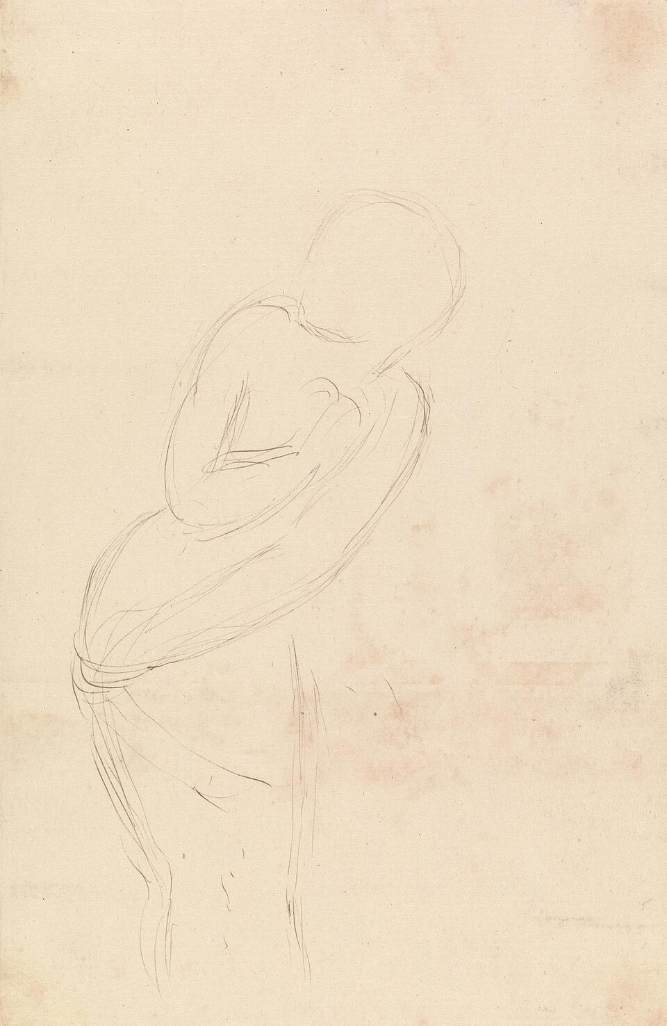 Sketch of a Woman (Study for Isabella and the Pot of Basil)