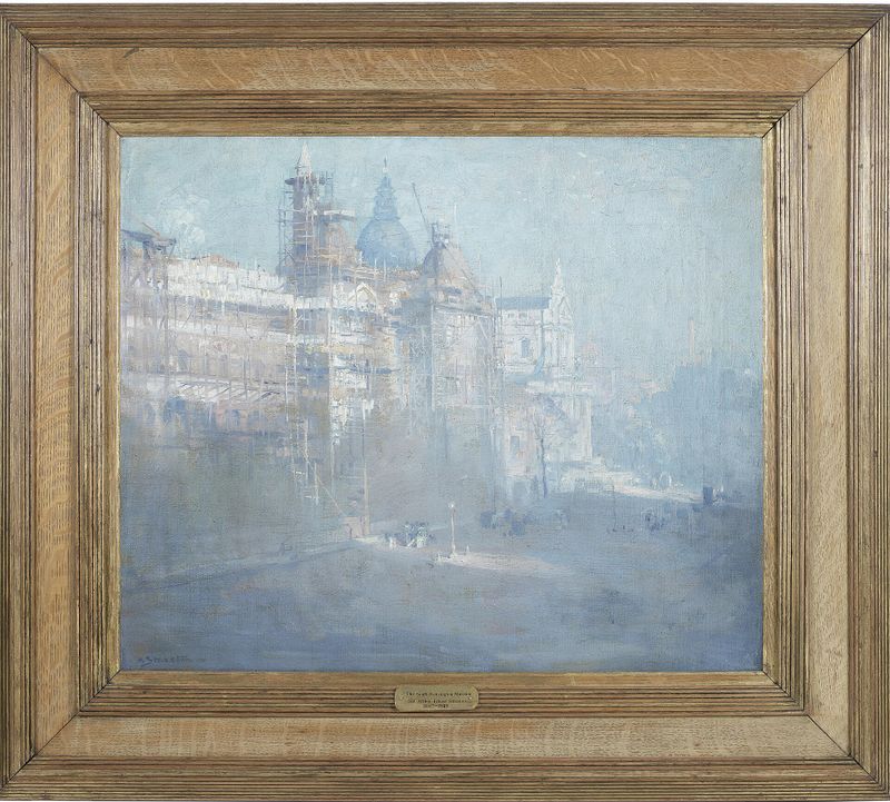 South Kensington Museum under construction