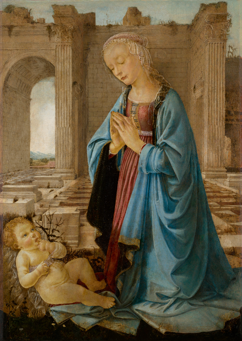 The Virgin Adoring the Christ Child