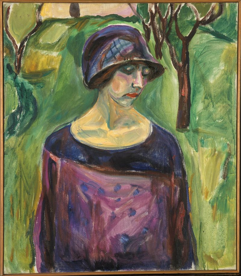 Birgit Prestøe in the Garden