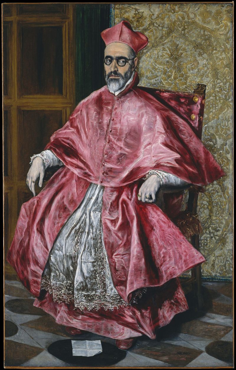 枢機卿の肖像画、おそらく枢機卿ドン・フェルナンド・ニーニョ・デ・ゲバラ(1541–1609年)