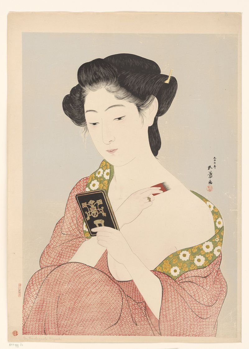 化粧の女