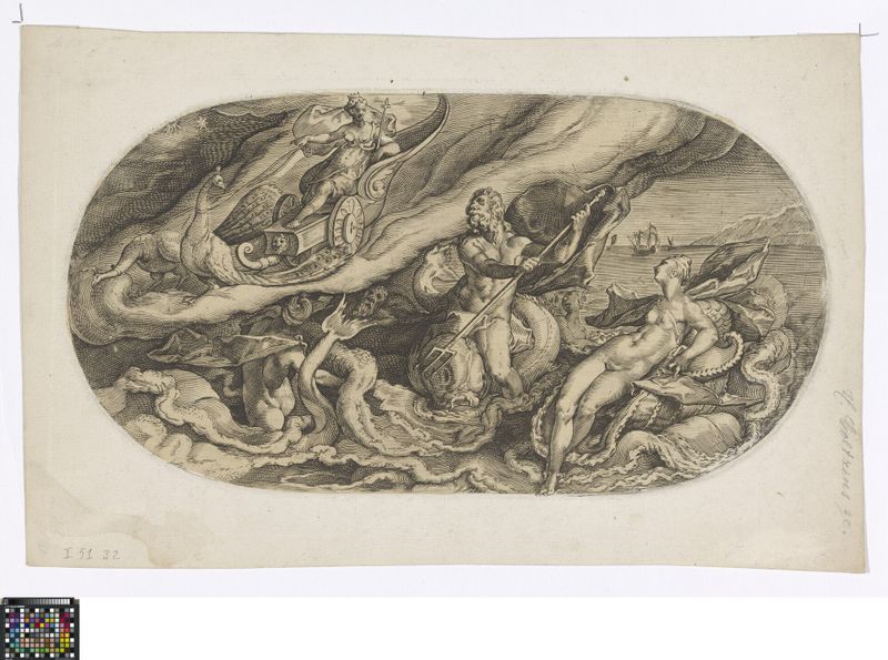 Juno complaining to Oceanus and Tethys about callisto