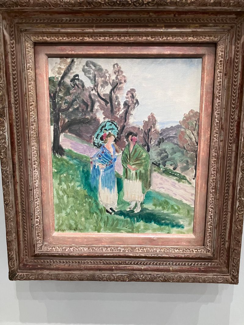 Deux femmes dans un paysage