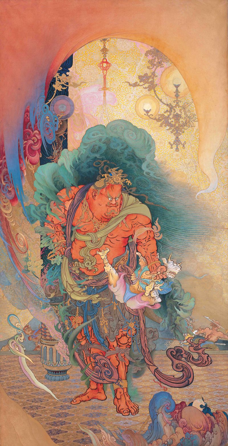 仁王捉鬼図