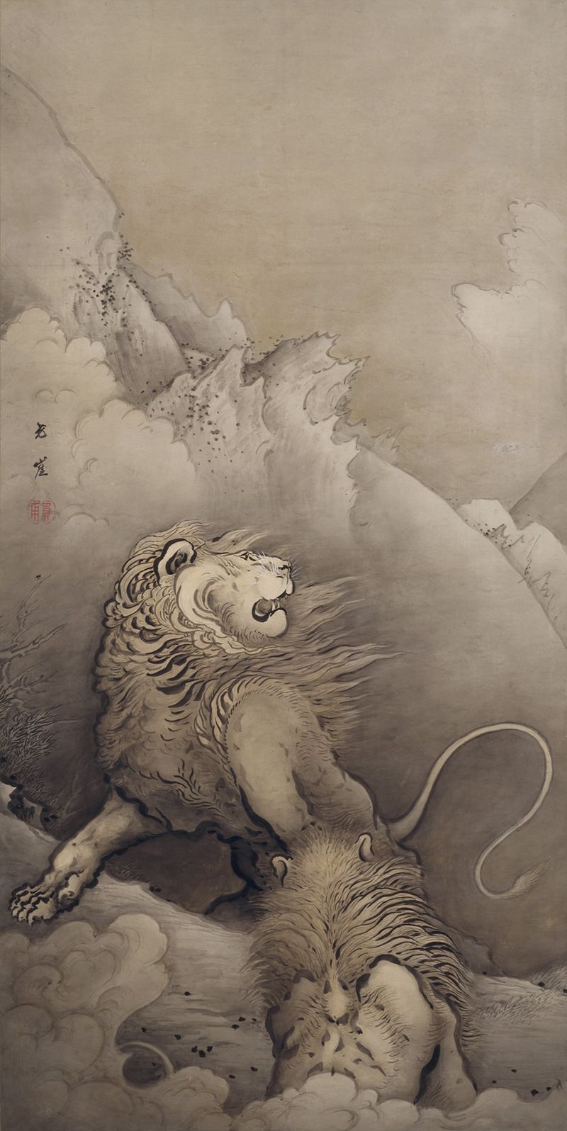 獅子図