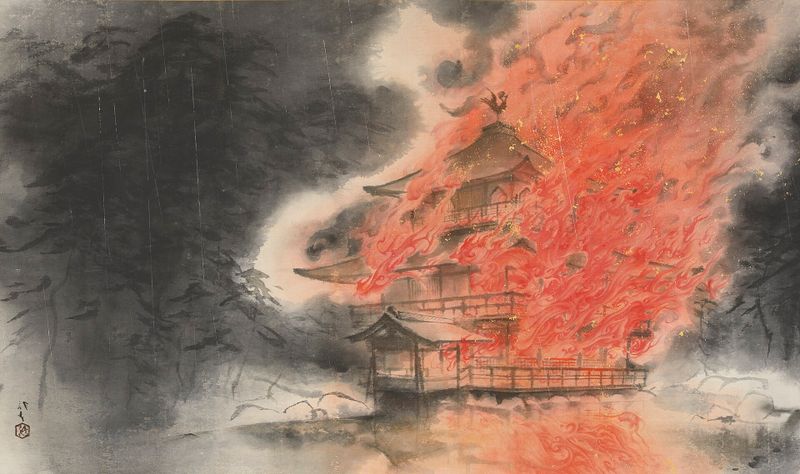 金閣寺炎上