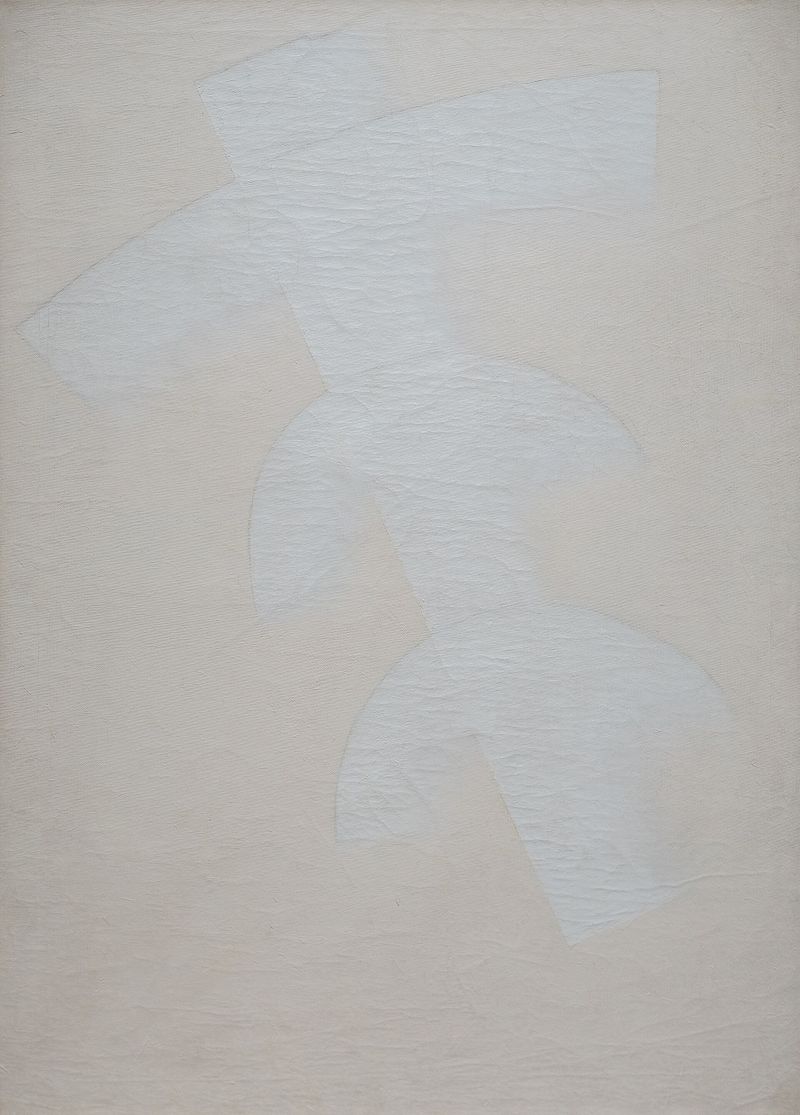 Construction in Dissolution (three arches on a diagonal element in white)