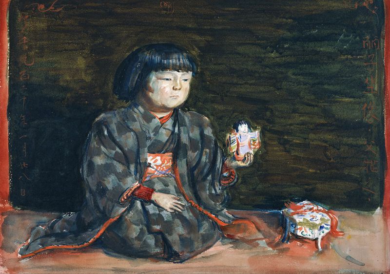 麗子坐像