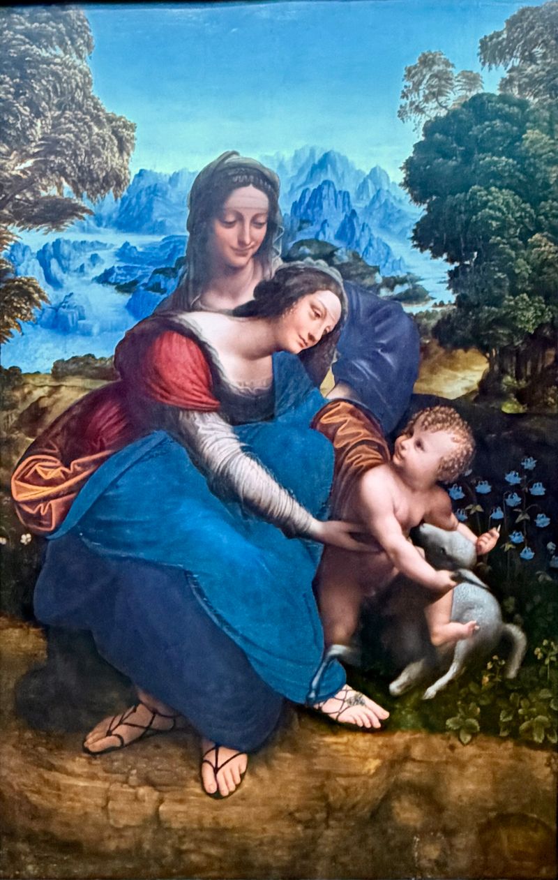 Madonna and Child with Saint Anne in a Landscape