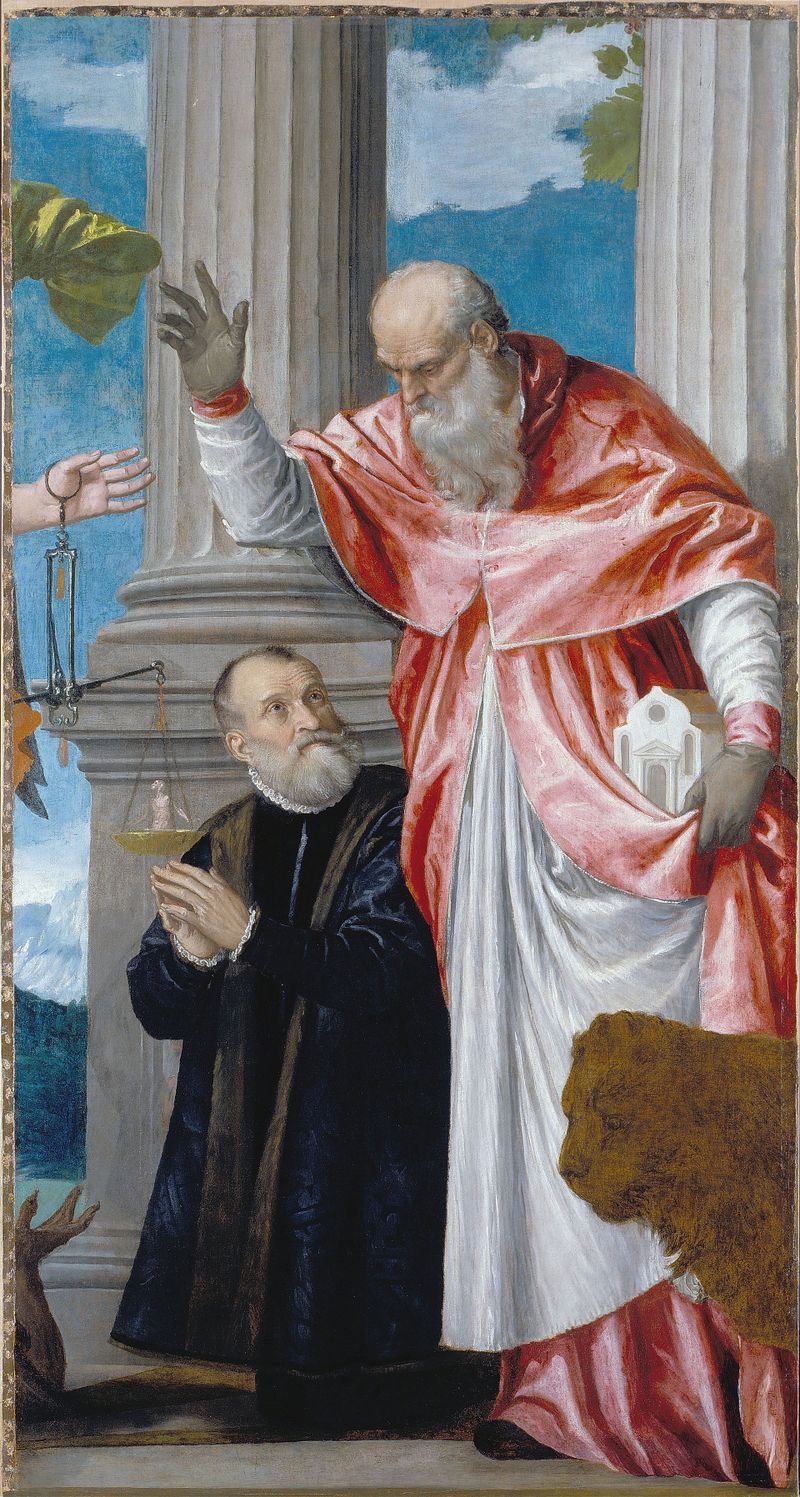 Saint Jerome and a Donor