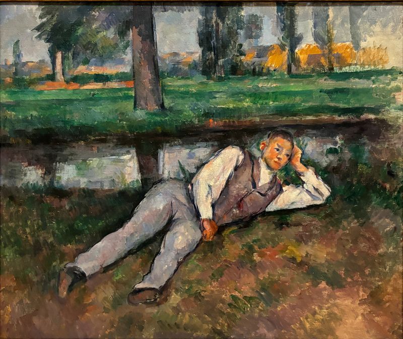 Garçon couché (Boy by the Brook)