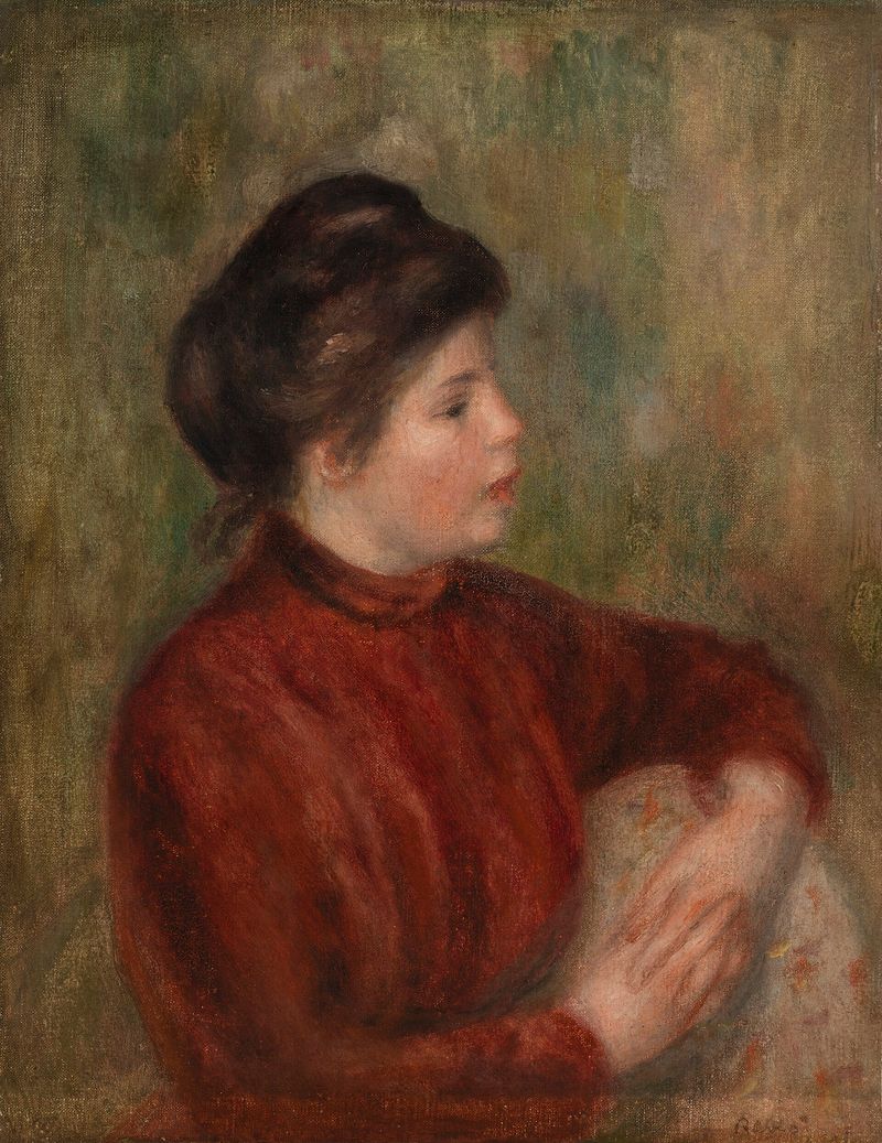 Woman Leaning on a Chair (Femme appuyée sur une chaise)