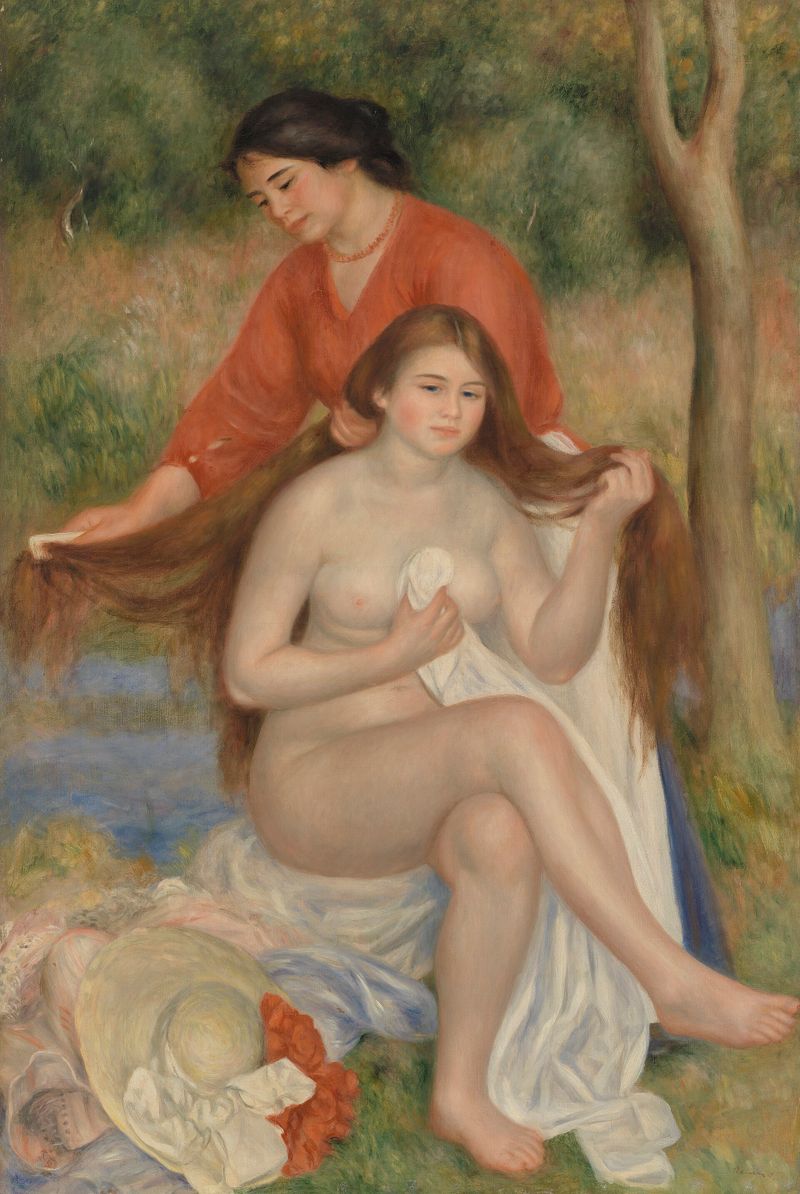 Bather and Maid (La Toilette de la baigneuse)