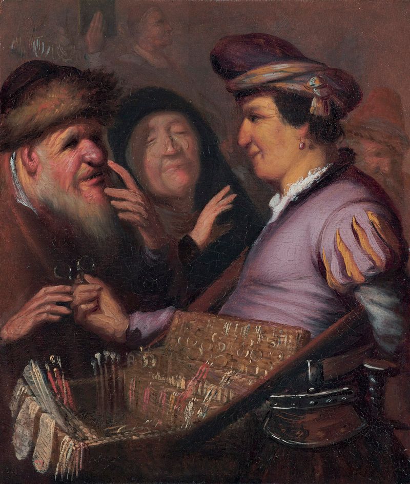 The Spectacles Seller (A Pedlar Selling Spectacles, Sight)