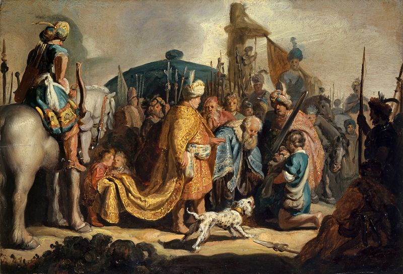 David with the Head of Goliath before Saul