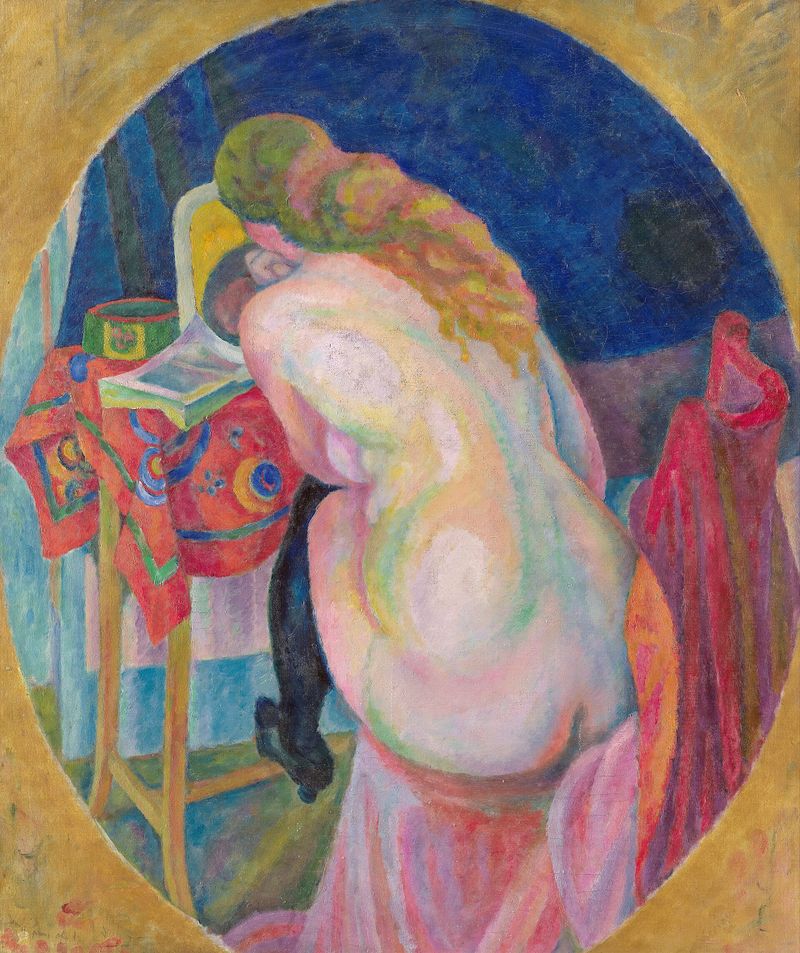 Female Nude Reading