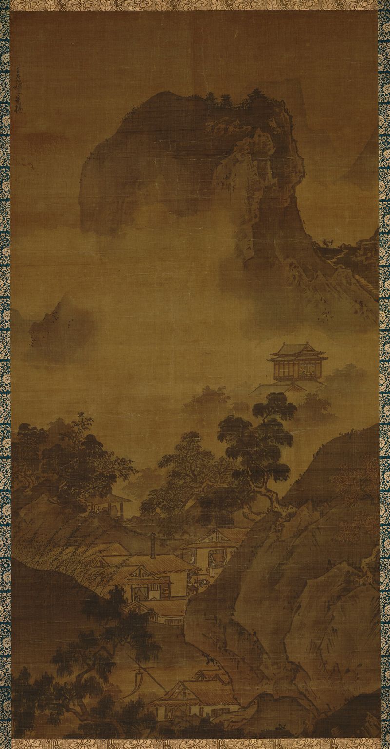 四季山水図のうち秋景