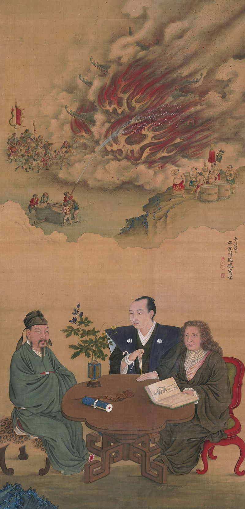 A Meeting of Japan, China, and the West