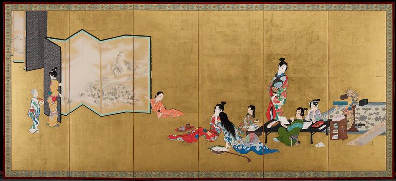The Four Elegant Pastimes [right of a pair]