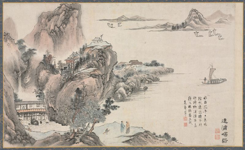 Returning Sails off a Distant Shores, from Eight Views of Xiao-Xiang