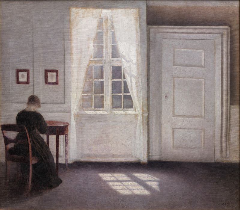 Interior in Strandgade, Sunlight on the Floor