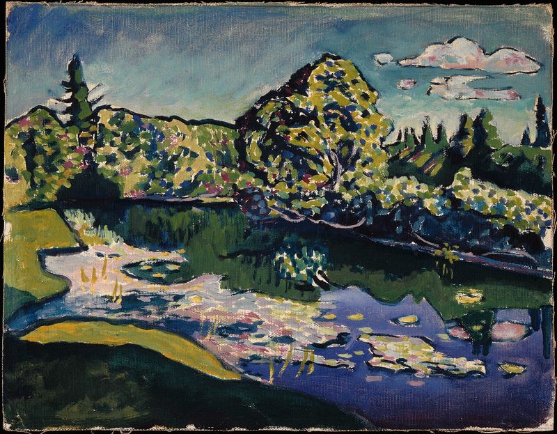 Akhtyrka, Pond in the Park